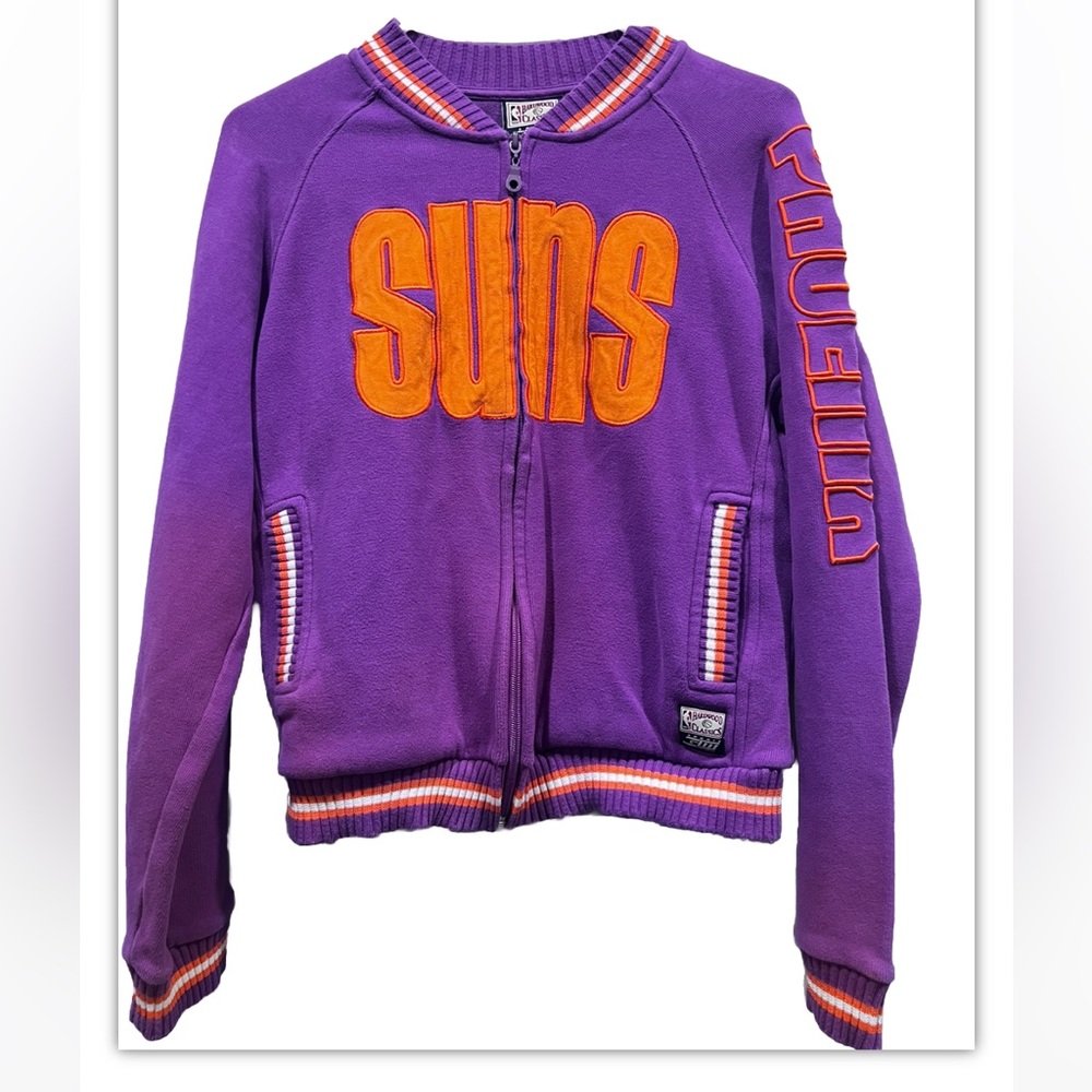 Hardwood Classics G-III & CARL BANKS  Phoenix Suns NBA4HER‎ Jacket Large